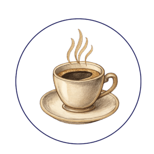 Icon thưởng thức cà phê